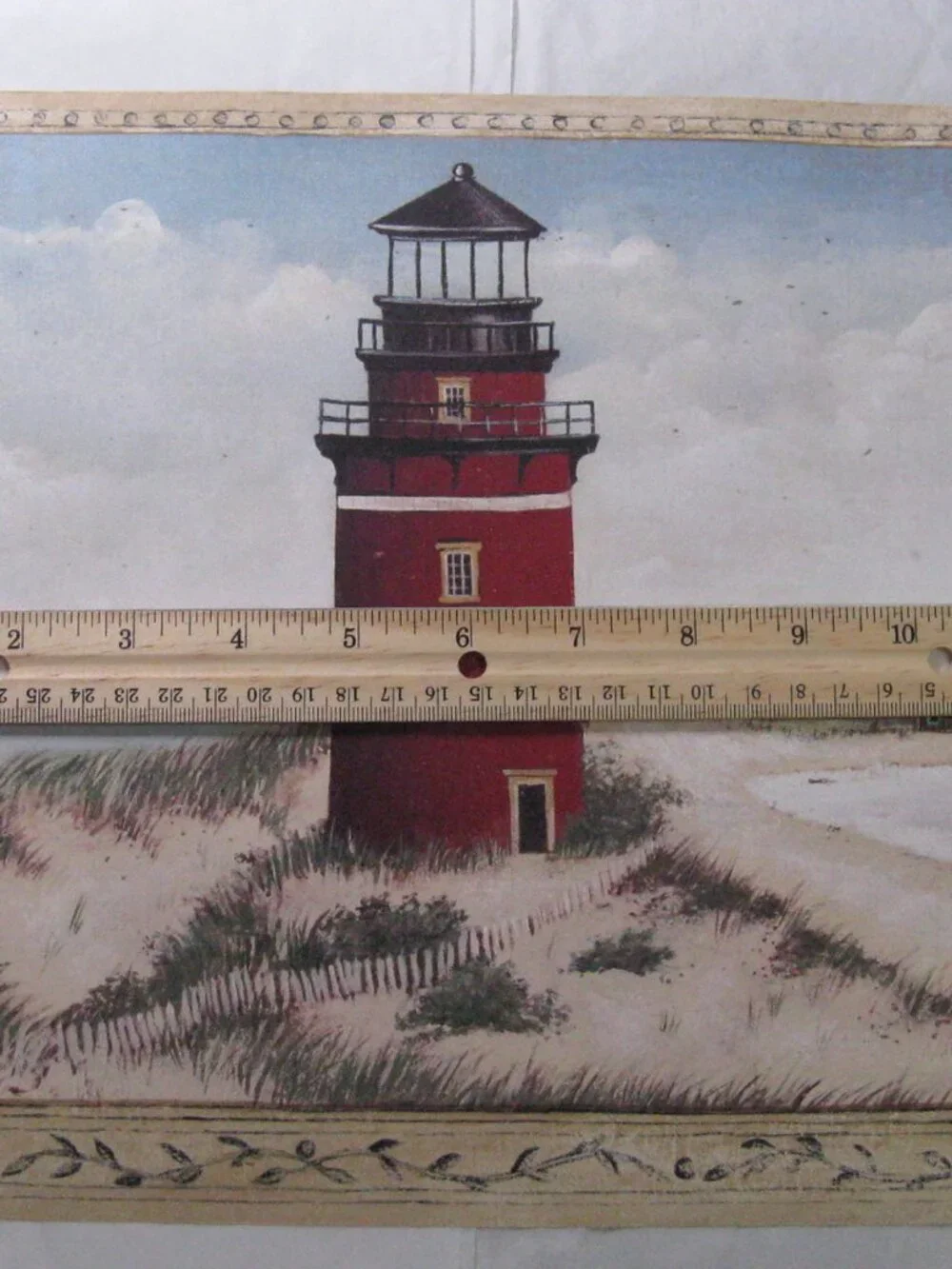David Carter Brown Lighthouse Wallpaper Border 4 Rolls Nautical Seashore DC2082B
